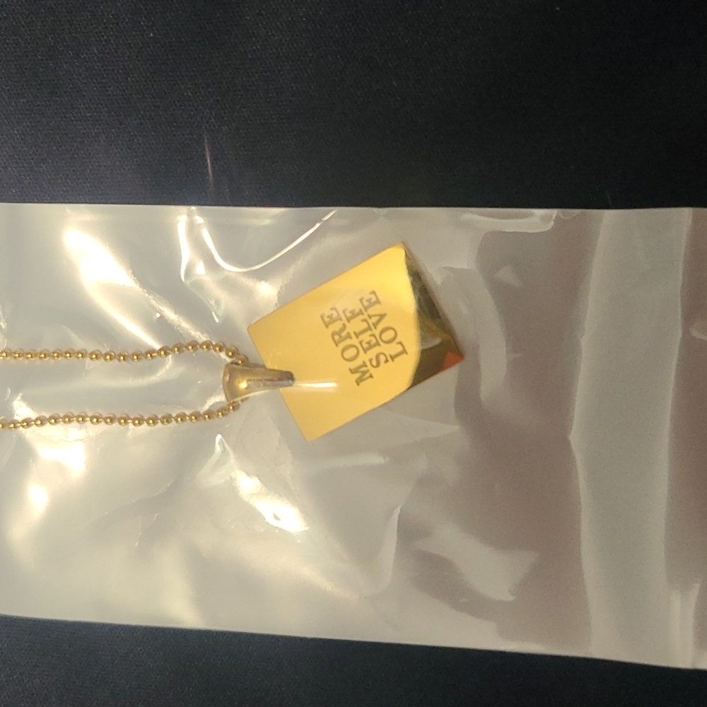 18k MORE SELF LOVE  Necklace - Picture 3 of 3